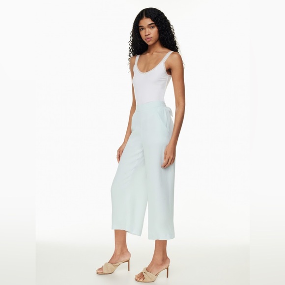 WILFRED | faun ankle pant - dark burgundy/maroon - Picture 8 of 8